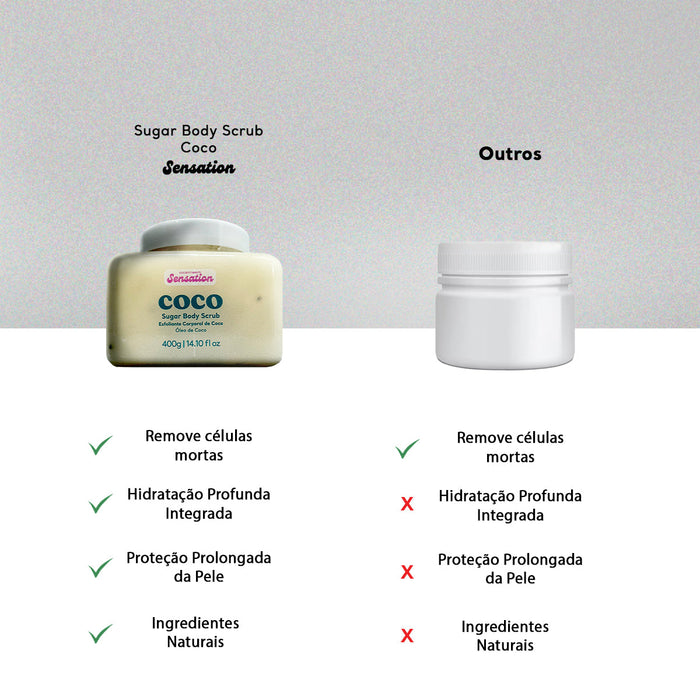 Sugar Body Scrub - Esfoliante Corporal de Coco