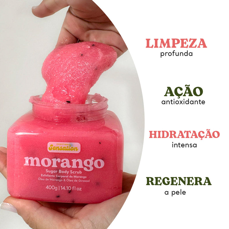 Sugar Body Scrub - Esfoliante Corporal de Morango