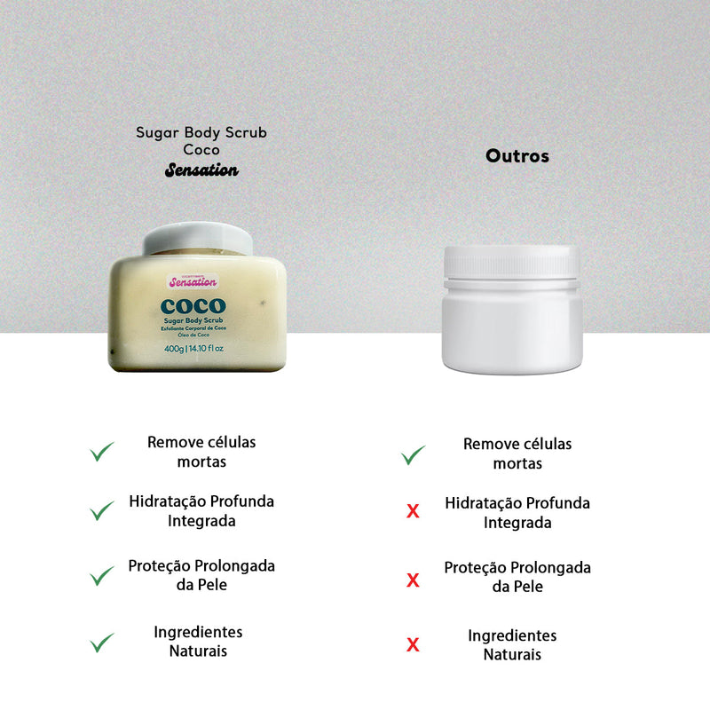 Sugar Body Scrub - Esfoliante Corporal de Coco